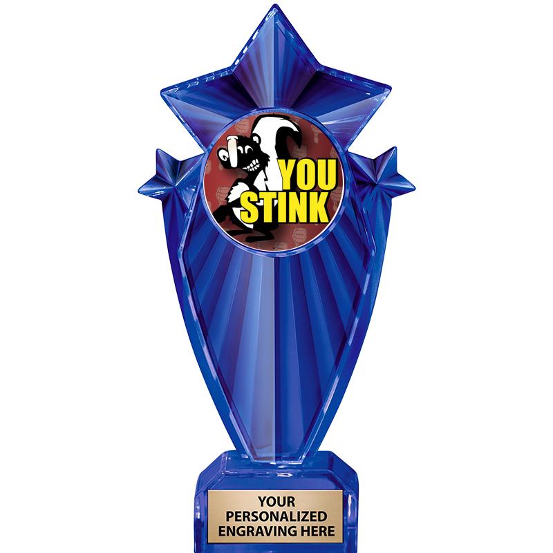 8" BLUE STARGRAM ICICLE TRP