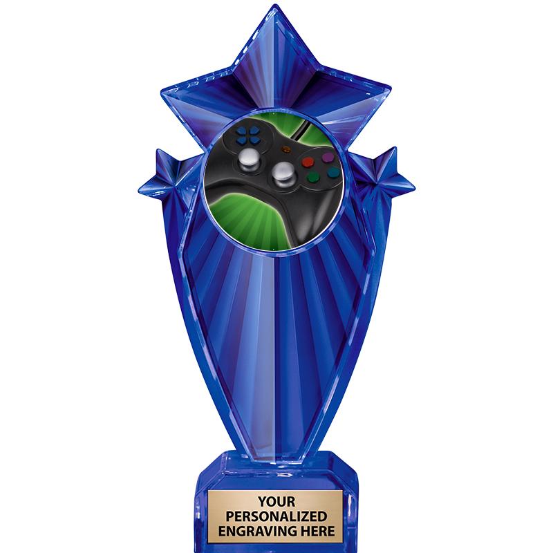 8" BLUE STARGRAM ICICLE TRP