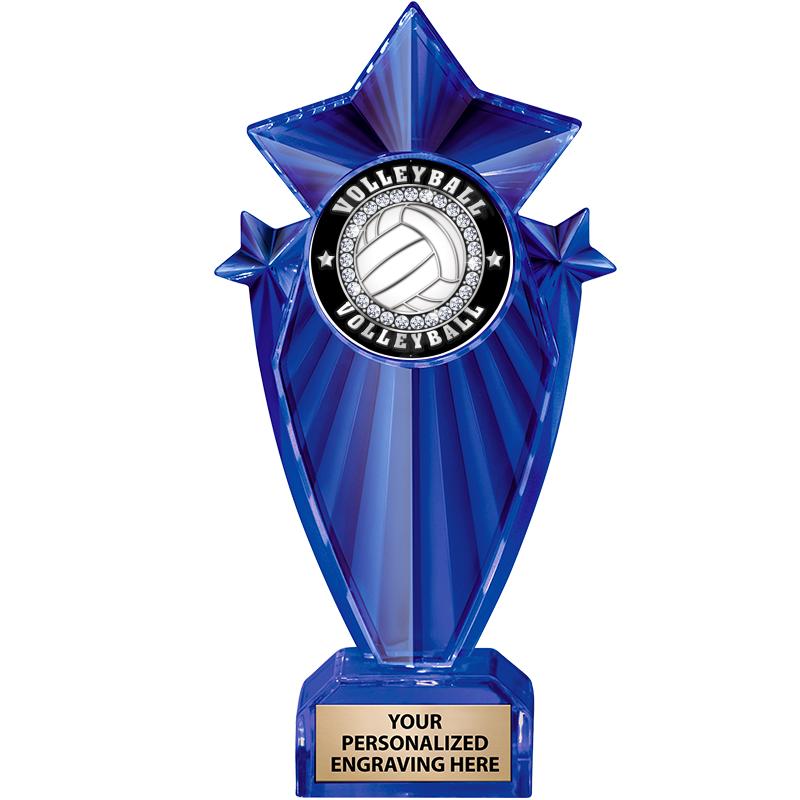 8" BLUE STARGRAM ICICLE TRP