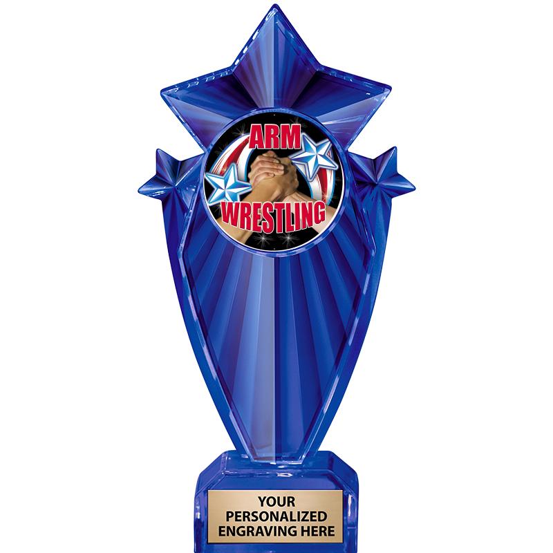 8" BLUE STARGRAM ICICLE TRP