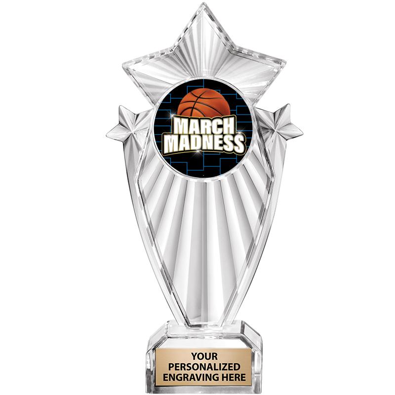 8"CLEAR STARGRAM ICICLE TROPHY