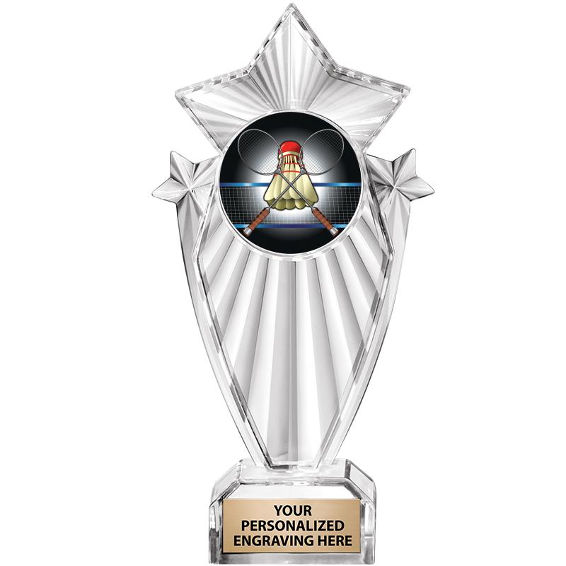 8"CLEAR STARGRAM ICICLE TROPHY