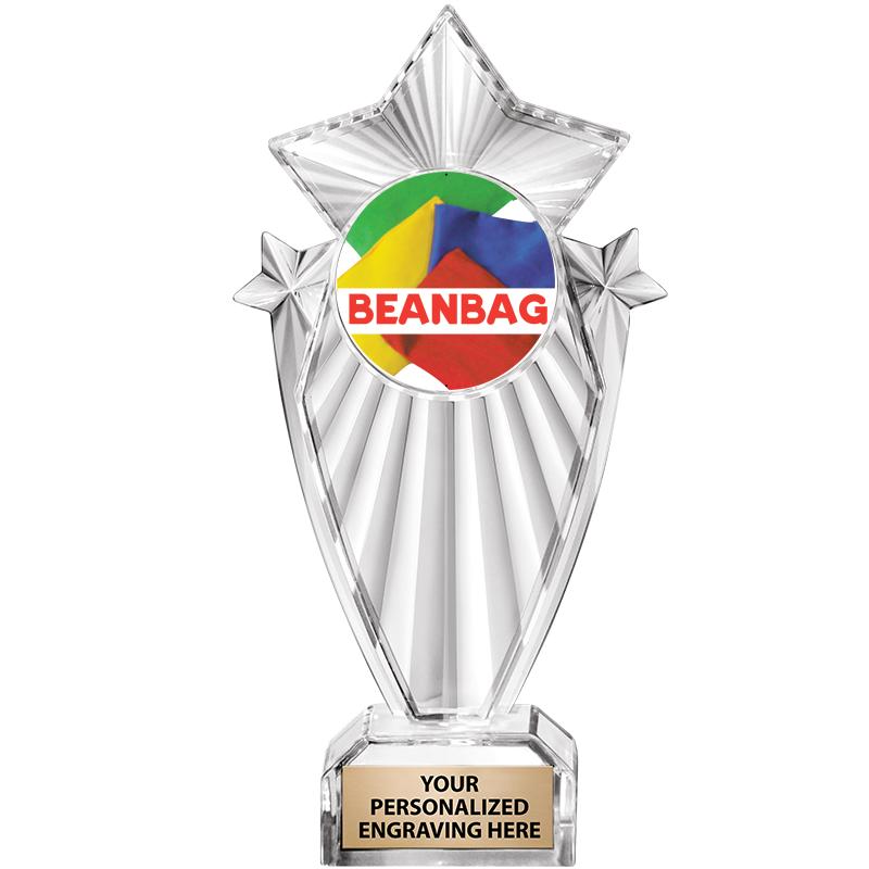 8"CLEAR STARGRAM ICICLE TROPHY