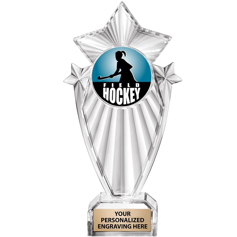 8"CLEAR STARGRAM ICICLE TROPHY