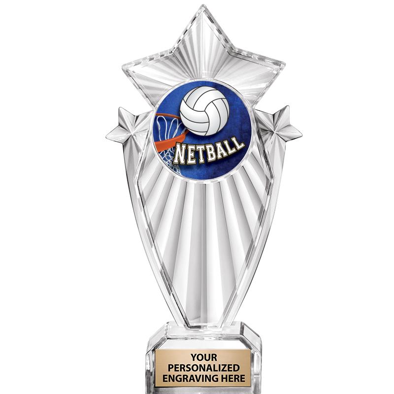 8"CLEAR STARGRAM ICICLE TROPHY