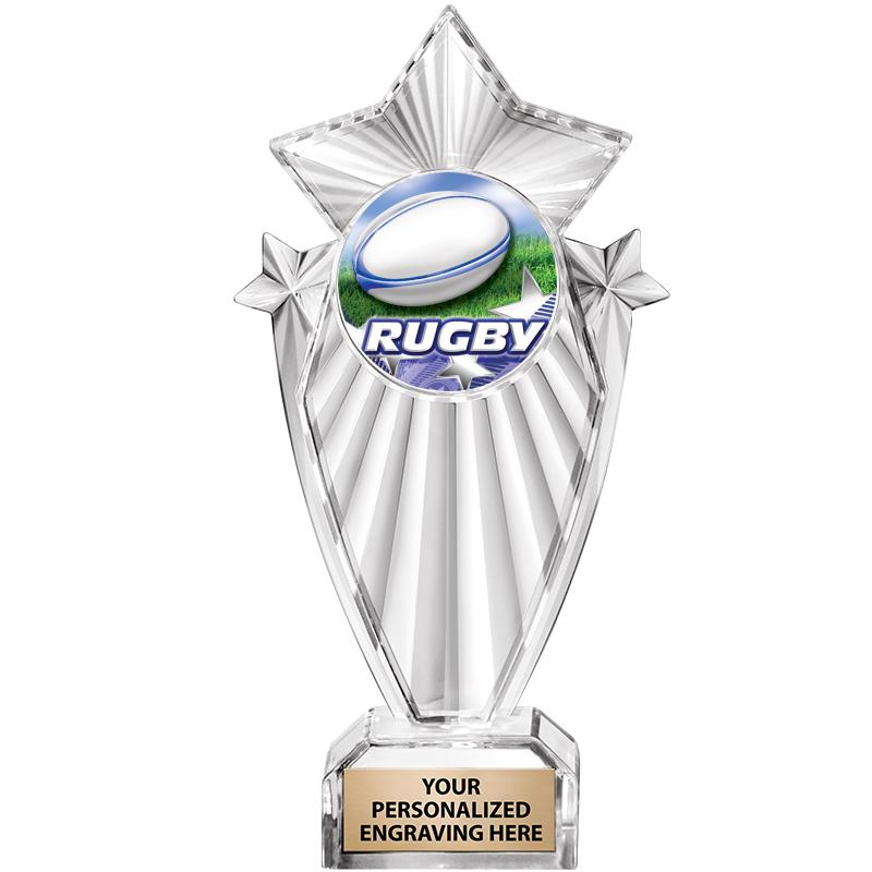8"CLEAR STARGRAM ICICLE TROPHY