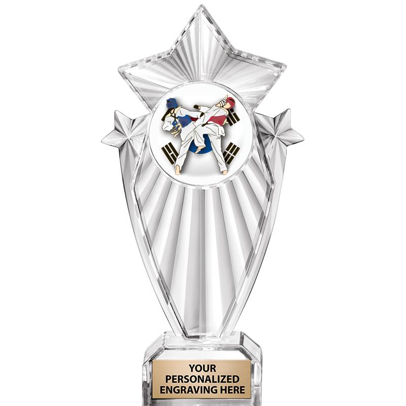 8"CLEAR STARGRAM ICICLE TROPHY