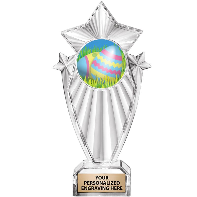 8"CLEAR STARGRAM ICICLE TROPHY