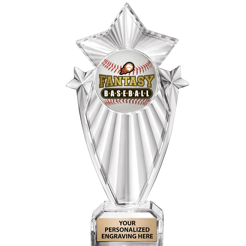 8"CLEAR STARGRAM ICICLE TROPHY