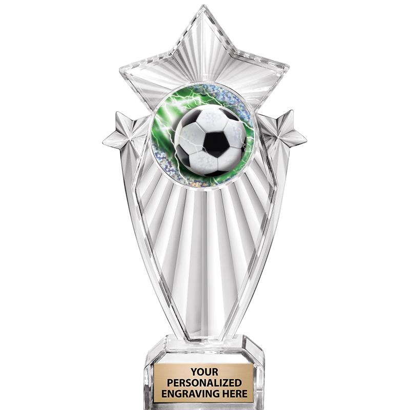 8"CLEAR STARGRAM ICICLE TROPHY