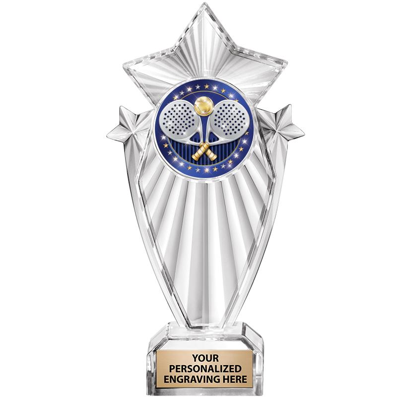 8"CLEAR STARGRAM ICICLE TROPHY