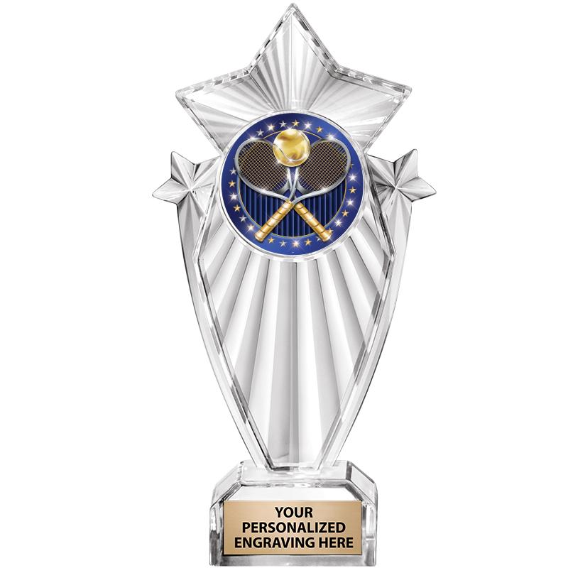 8"CLEAR STARGRAM ICICLE TROPHY