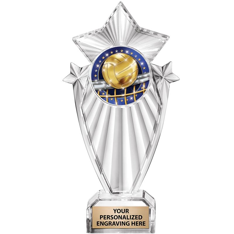 8"CLEAR STARGRAM ICICLE TROPHY