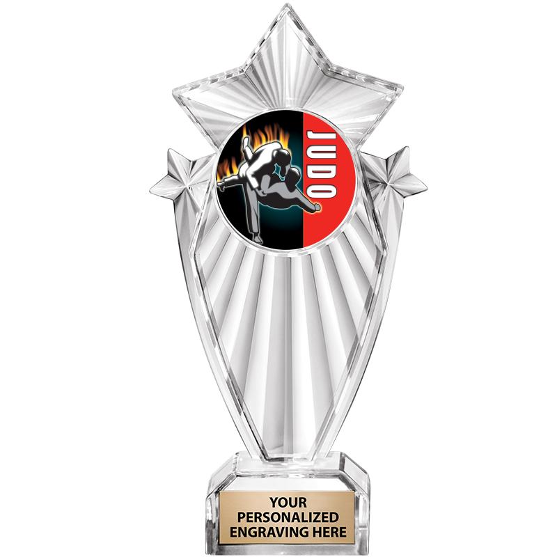 8"CLEAR STARGRAM ICICLE TROPHY