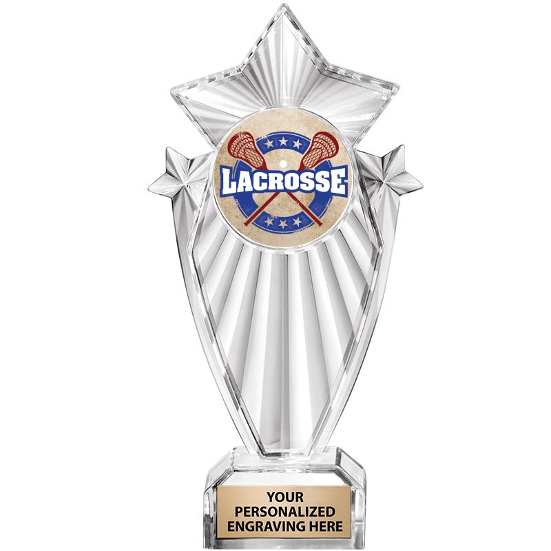 8"CLEAR STARGRAM ICICLE TROPHY