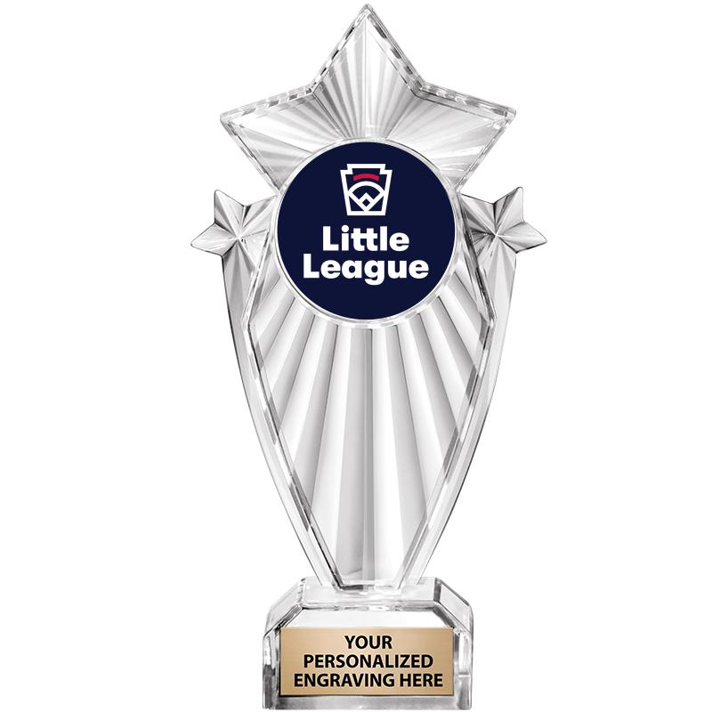 8"CLEAR STARGRAM ICICLE TROPHY