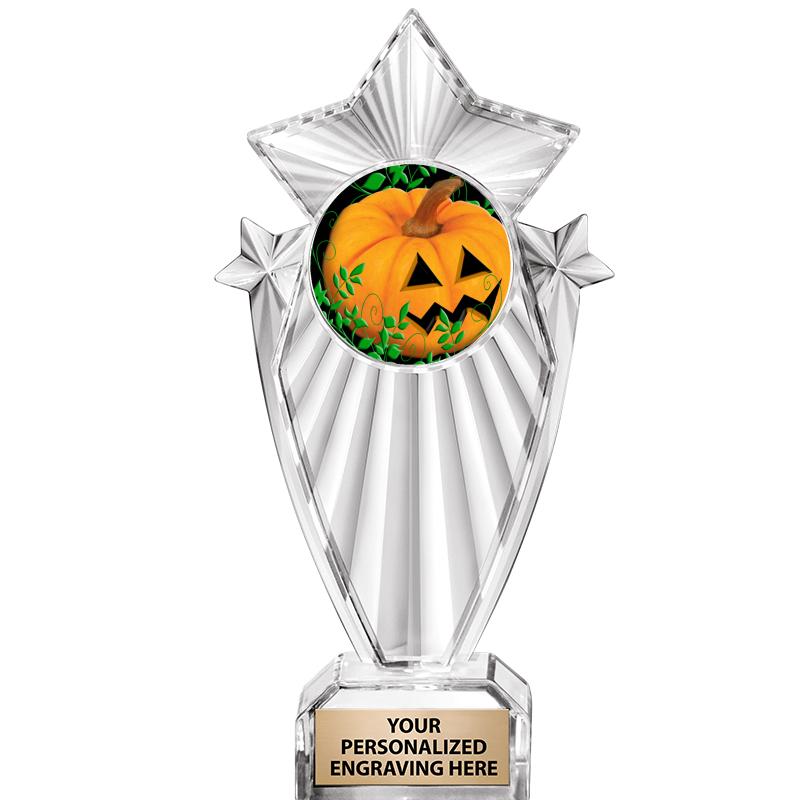 8"CLEAR STARGRAM ICICLE TROPHY