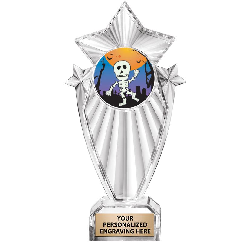 8"CLEAR STARGRAM ICICLE TROPHY