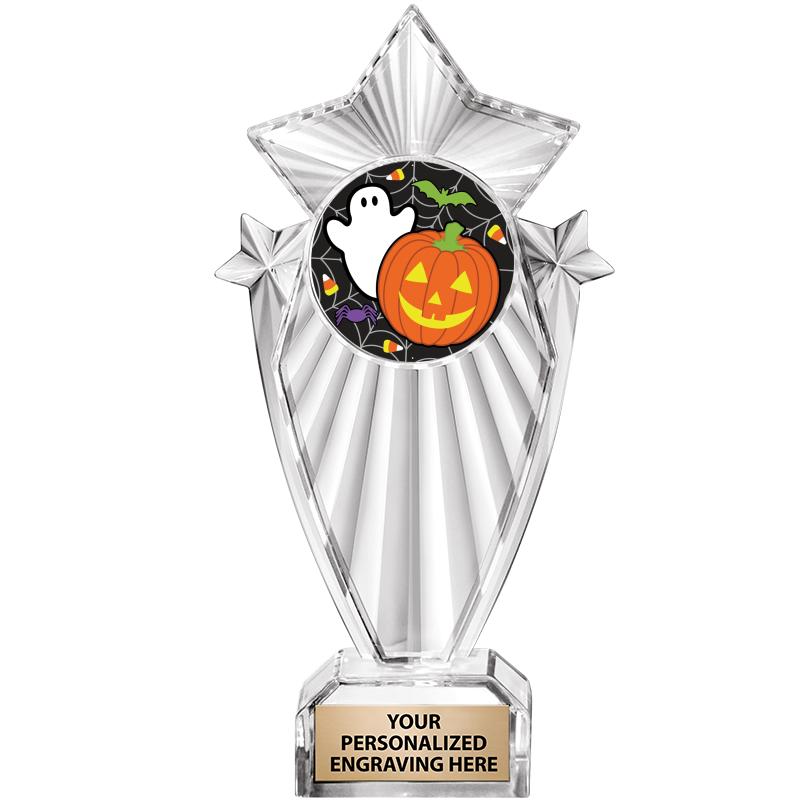 8"CLEAR STARGRAM ICICLE TROPHY