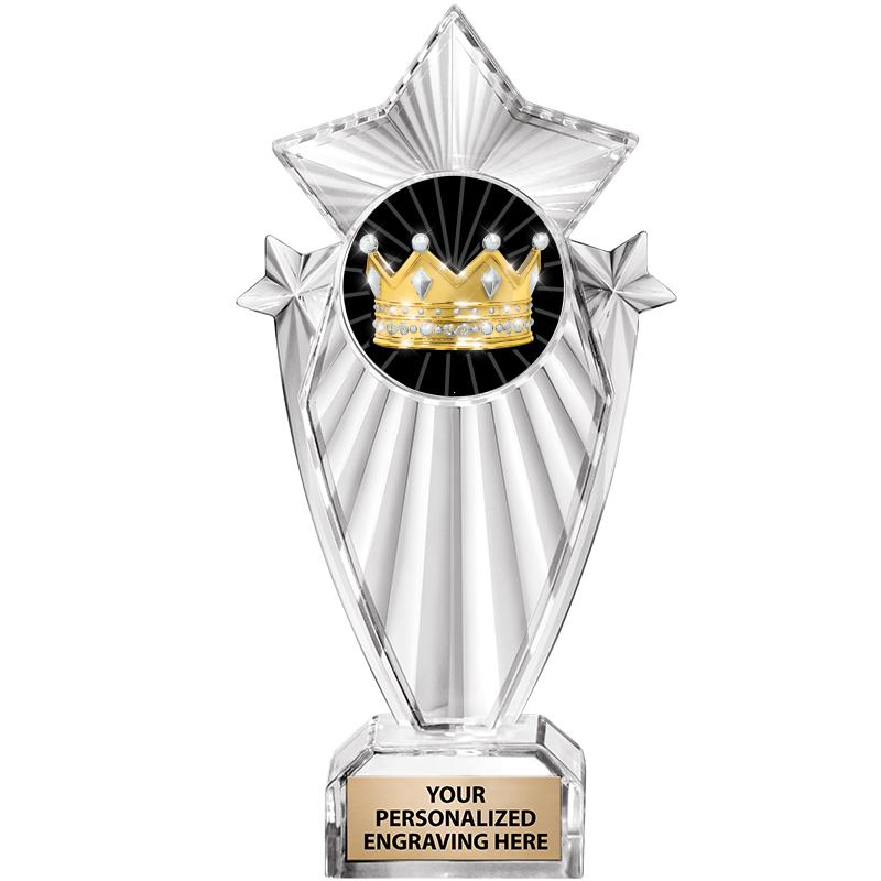 8"CLEAR STARGRAM ICICLE TROPHY