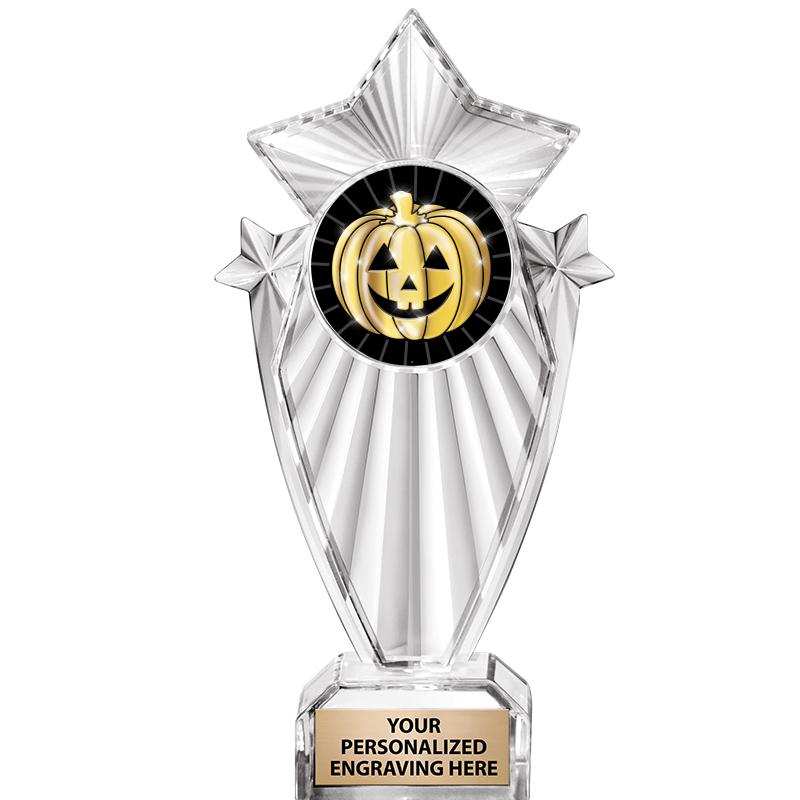 8"CLEAR STARGRAM ICICLE TROPHY