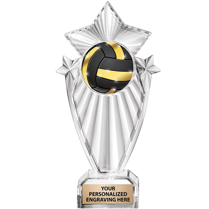 8"CLEAR STARGRAM ICICLE TROPHY