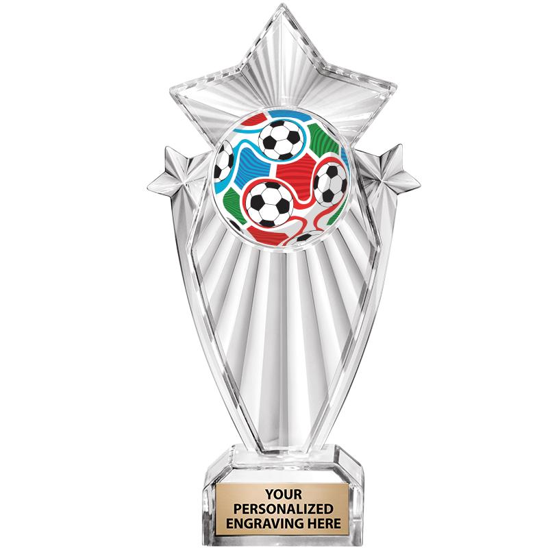 8"CLEAR STARGRAM ICICLE TROPHY