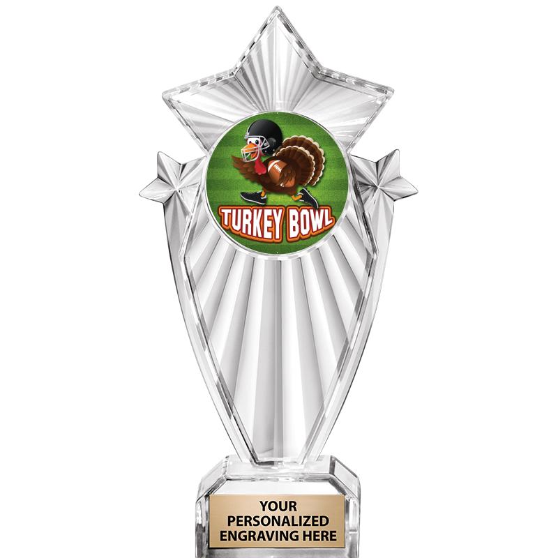 8"CLEAR STARGRAM ICICLE TROPHY