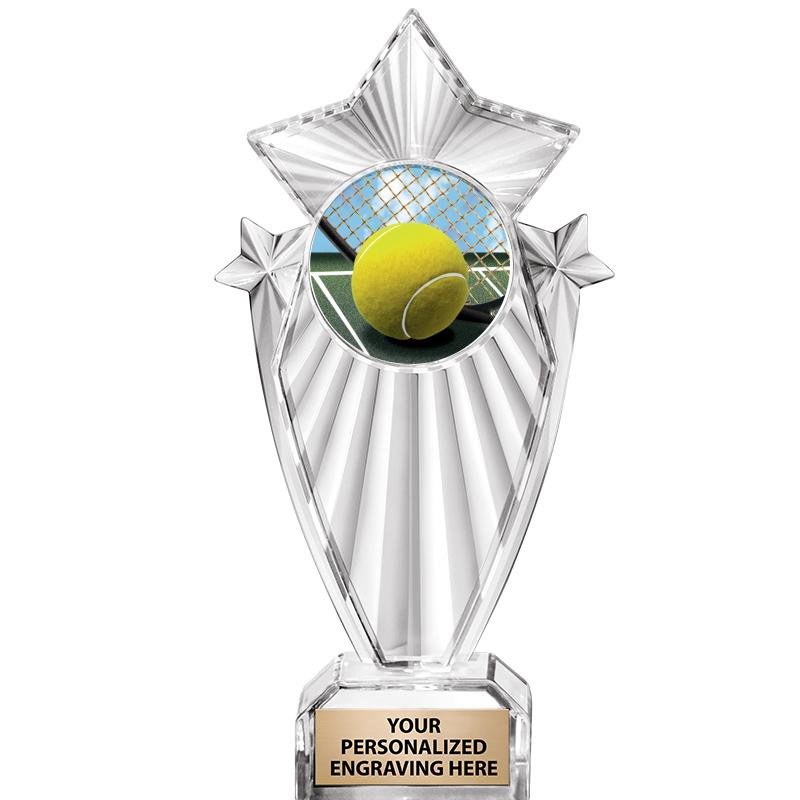 8"CLEAR STARGRAM ICICLE TROPHY