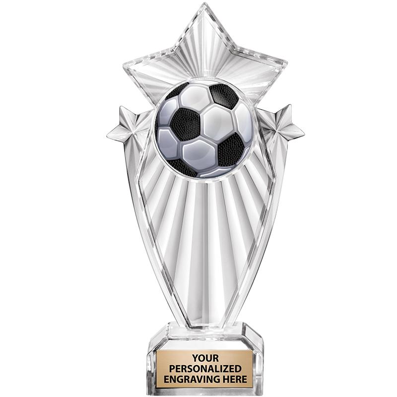 8"CLEAR STARGRAM ICICLE TROPHY