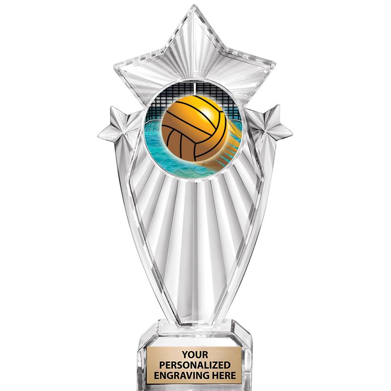 8"CLEAR STARGRAM ICICLE TROPHY