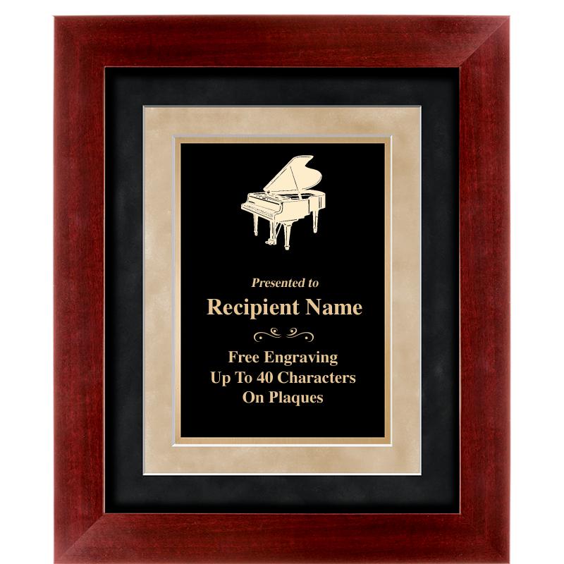 15"x18" DARK CHERRY WD FRM PLQ