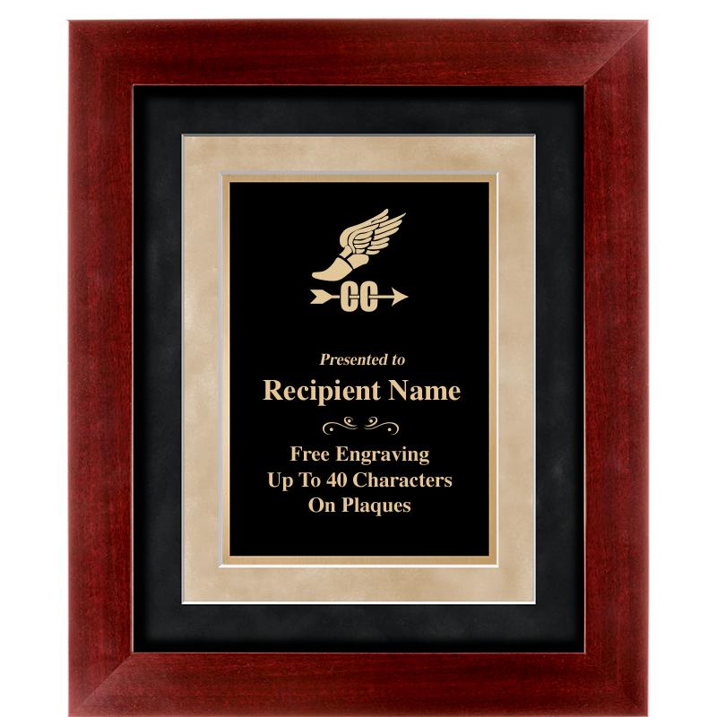 15"x18" DARK CHERRY WD FRM PLQ