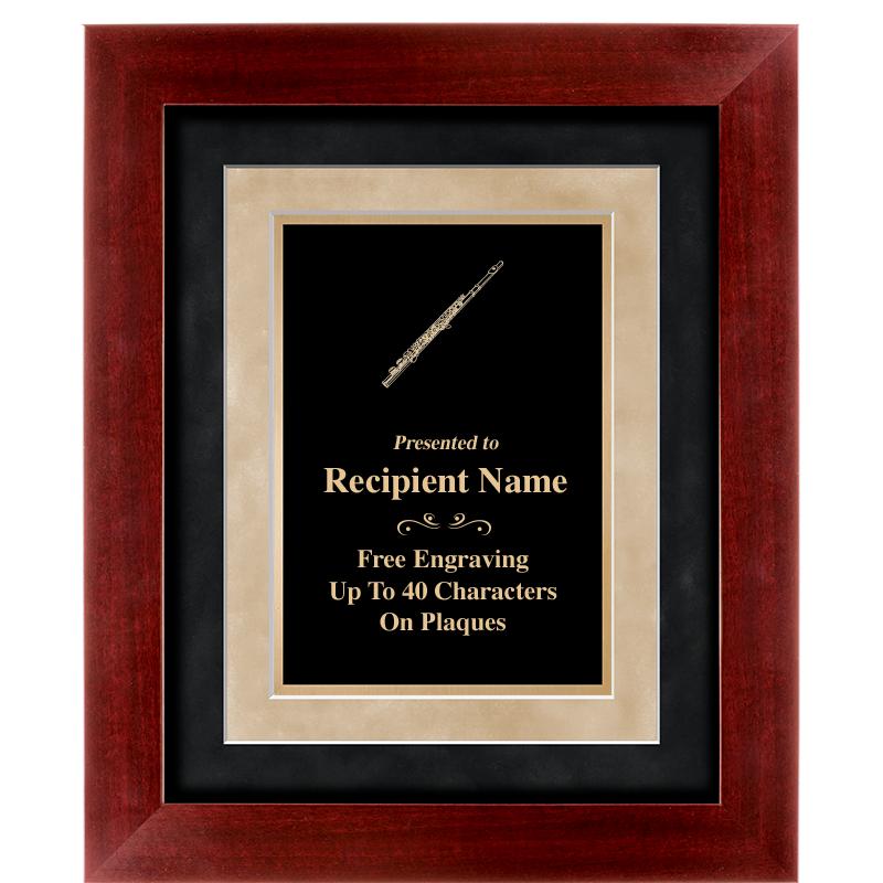 15"x18" DARK CHERRY WD FRM PLQ