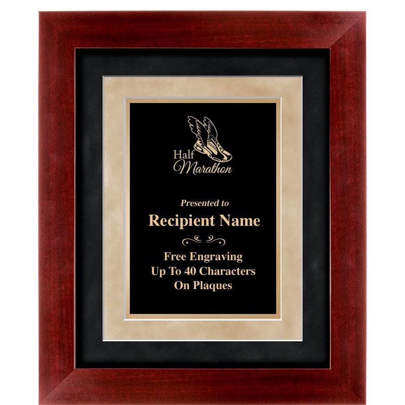 15"x18" DARK CHERRY WD FRM PLQ