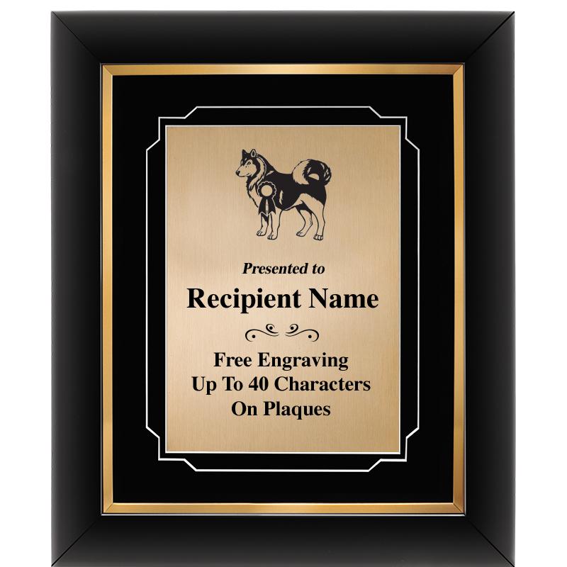 10"Wx12"H GOLD DECOR FRAME PLQ