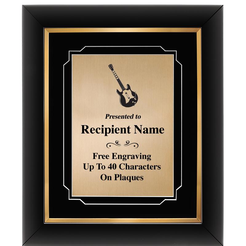 10"Wx12"H GOLD DECOR FRAME PLQ