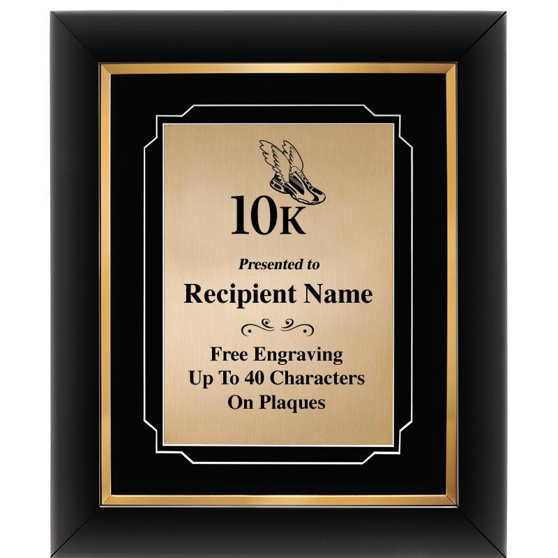 10"Wx12"H GOLD DECOR FRAME PLQ