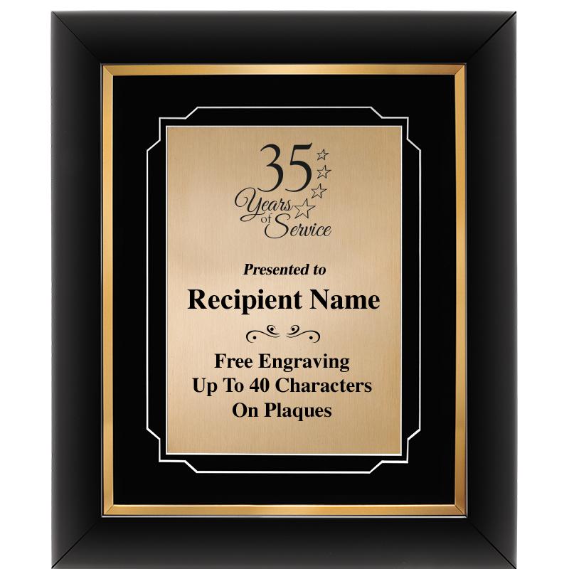 10"Wx12"H GOLD DECOR FRAME PLQ