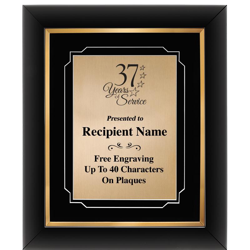 10"Wx12"H GOLD DECOR FRAME PLQ