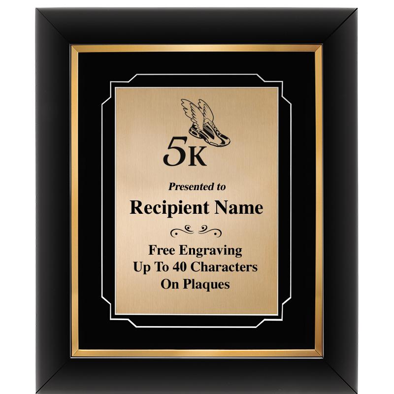 10"Wx12"H GOLD DECOR FRAME PLQ