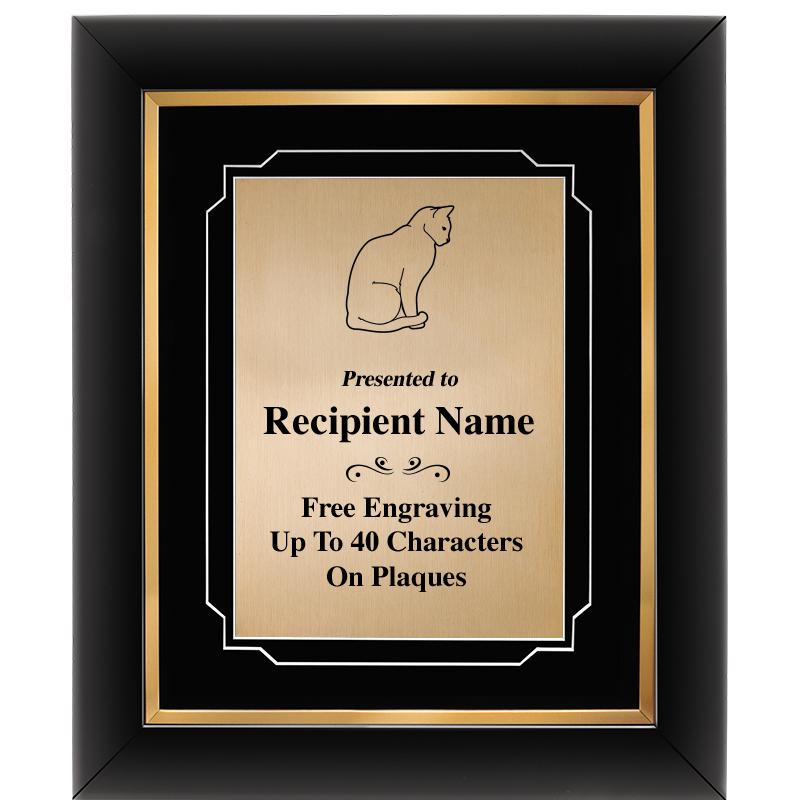 10"Wx12"H GOLD DECOR FRAME PLQ