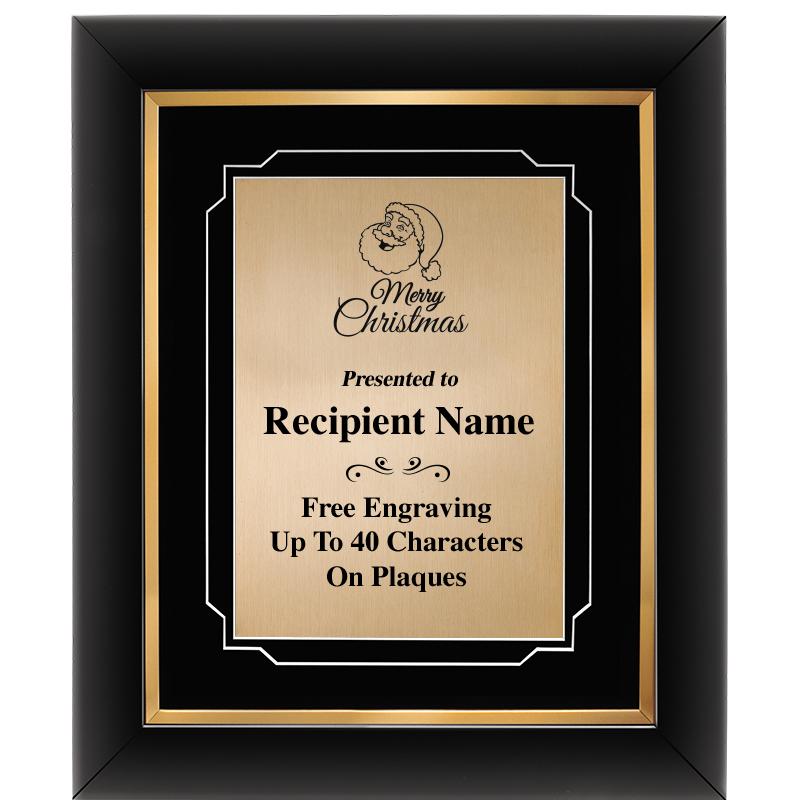 10"Wx12"H GOLD DECOR FRAME PLQ