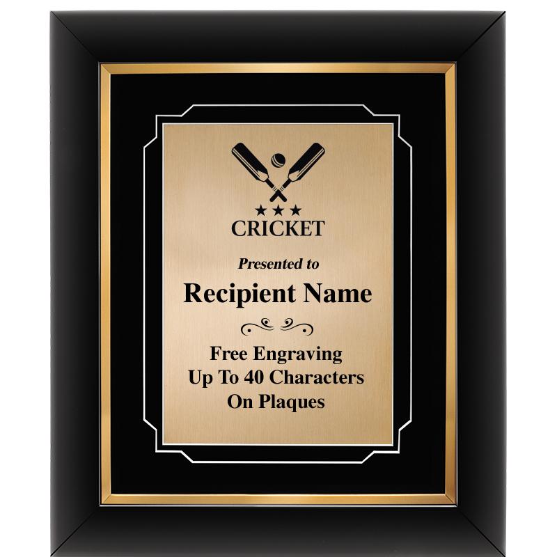 10"Wx12"H GOLD DECOR FRAME PLQ