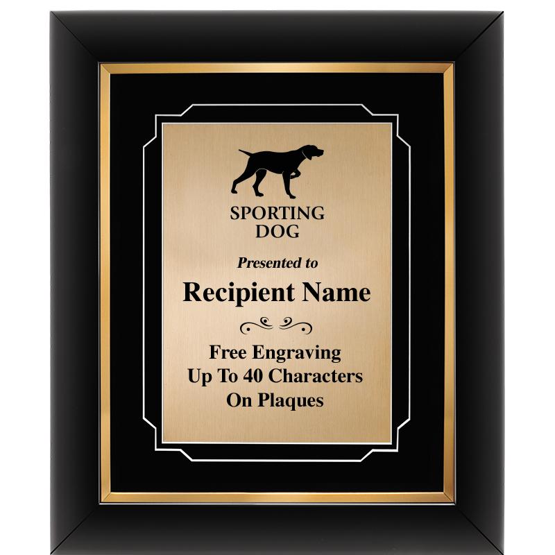 10"Wx12"H GOLD DECOR FRAME PLQ