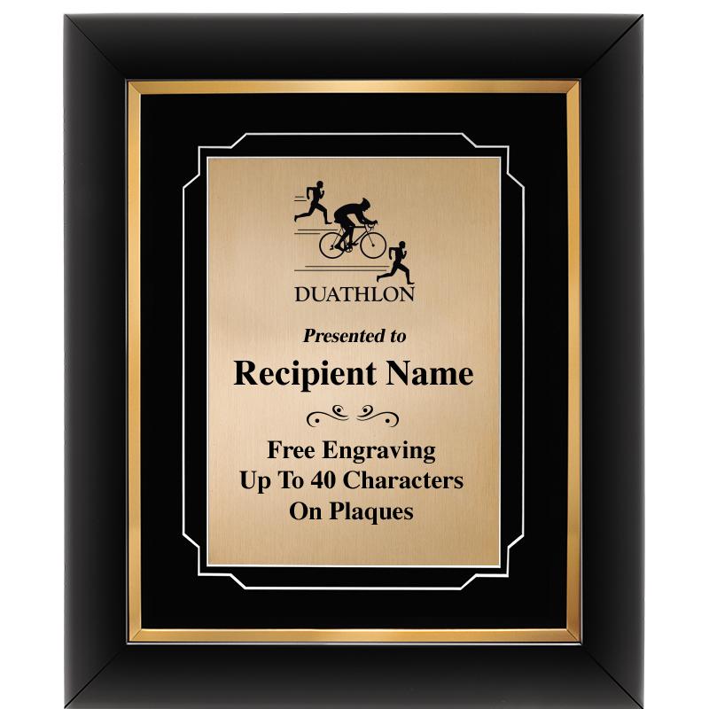 10"Wx12"H GOLD DECOR FRAME PLQ