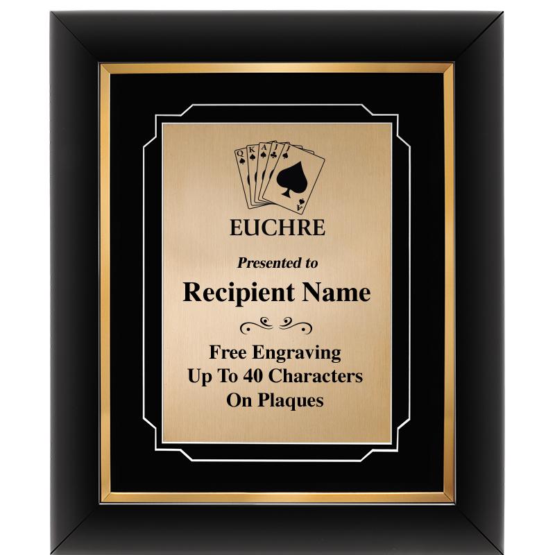 10"Wx12"H GOLD DECOR FRAME PLQ