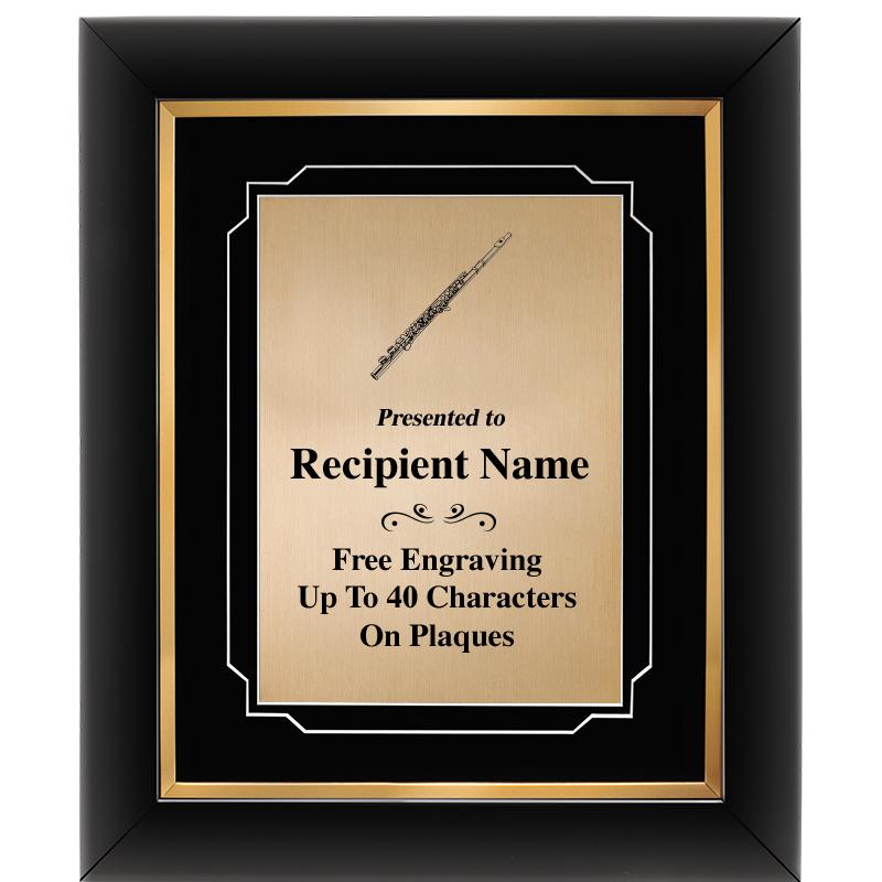 10"Wx12"H GOLD DECOR FRAME PLQ