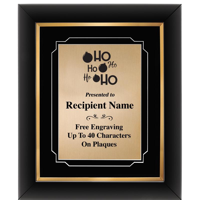 10"Wx12"H GOLD DECOR FRAME PLQ
