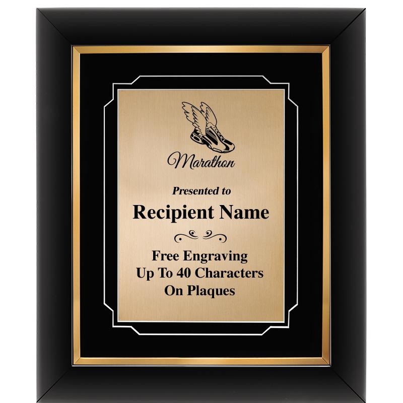 10"Wx12"H GOLD DECOR FRAME PLQ